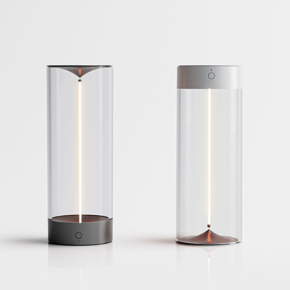 Modern Wireless LED Table Lamp — Dimmable Cylindrical Form