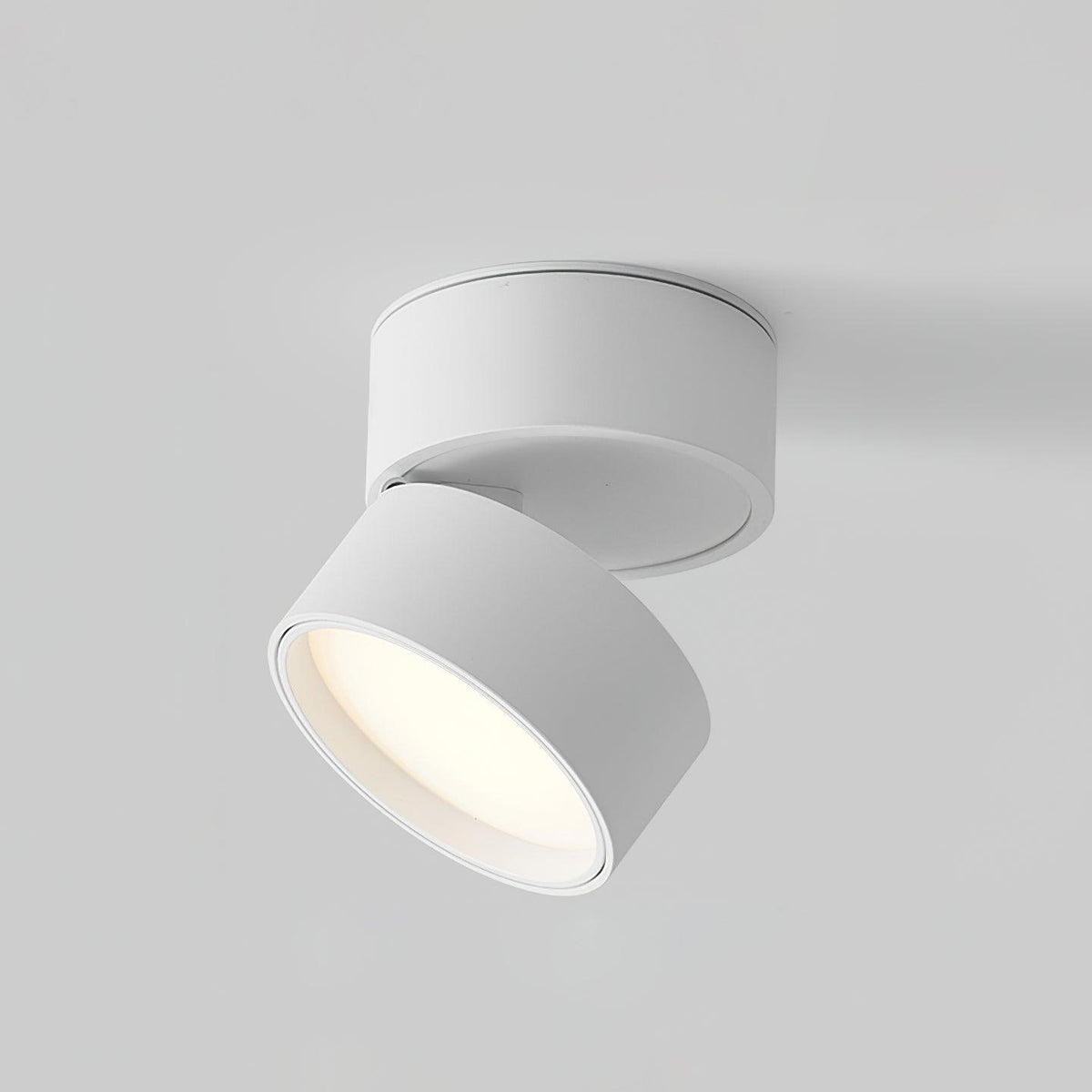 Lampă de tavan LED modernă, rotundă – lumină alb cald 3000K, aluminiu cu profil redus