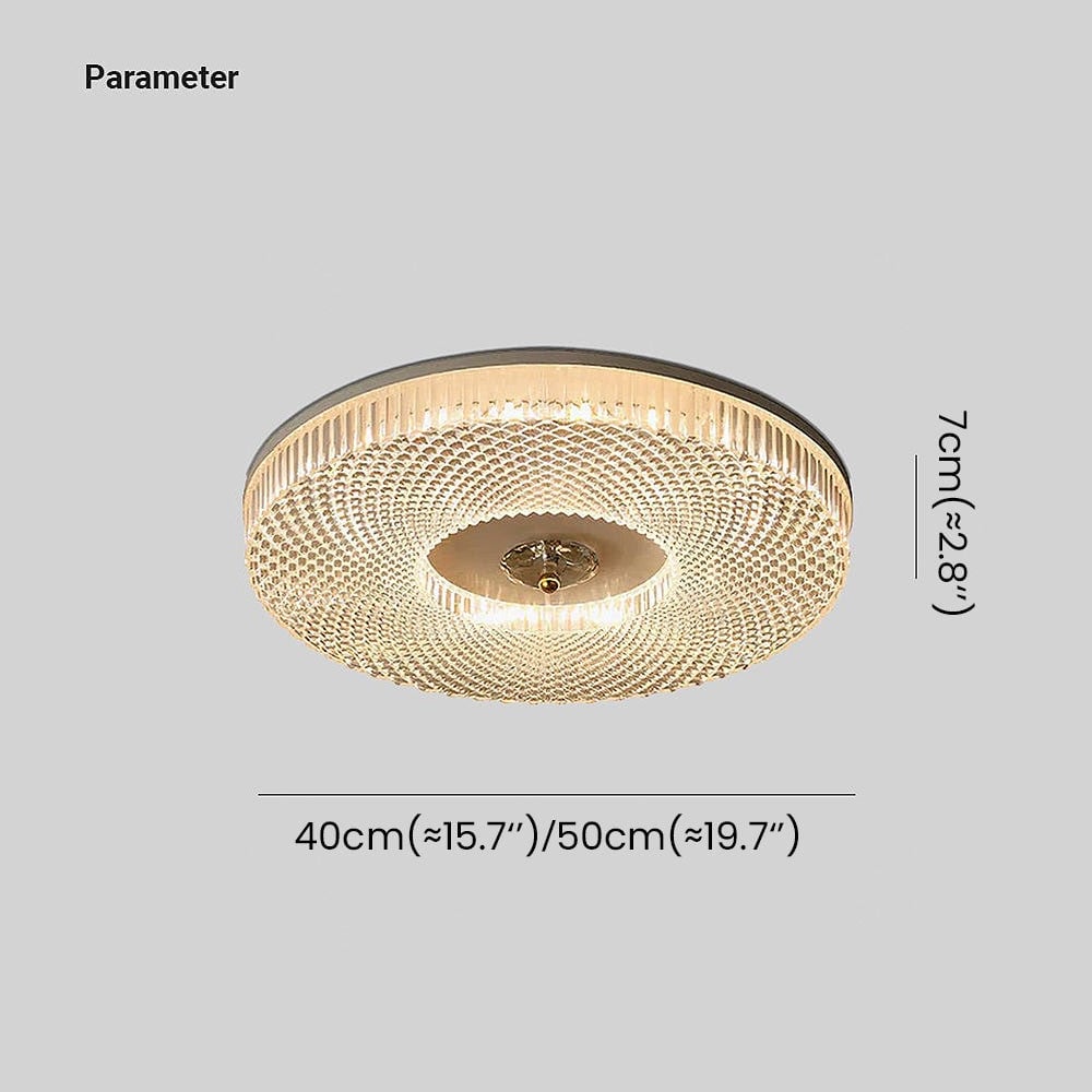 Plafonieră LED modernă - plată, din metal și acril, diametru de 40cm, ultra-subțire