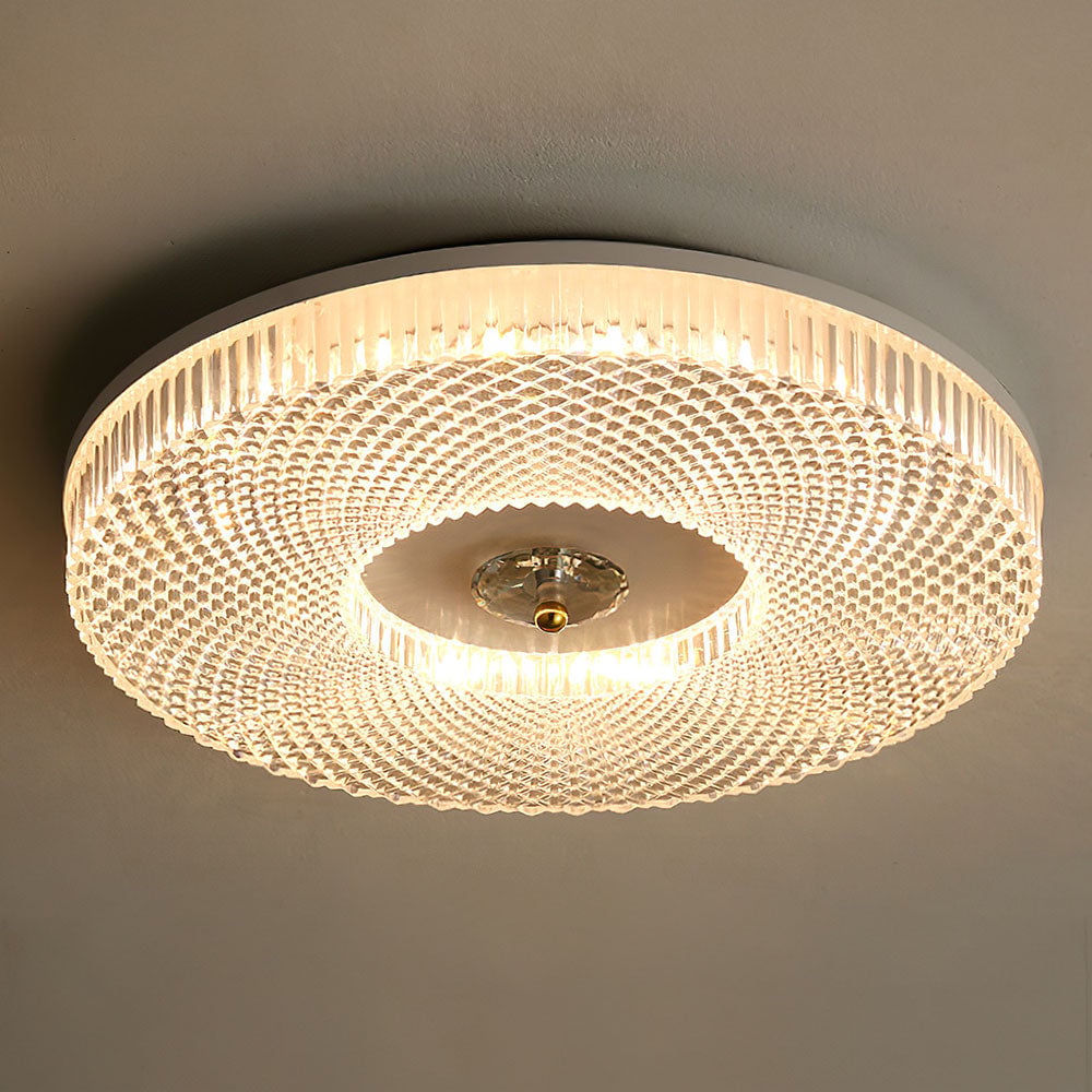 Plafonieră LED modernă - plată, din metal și acril, diametru de 40cm, ultra-subțire