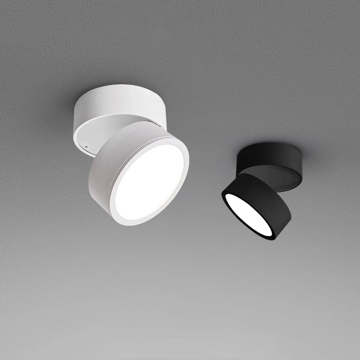 Lampă de tavan LED modernă, rotundă – lumină alb cald 3000K, aluminiu cu profil redus