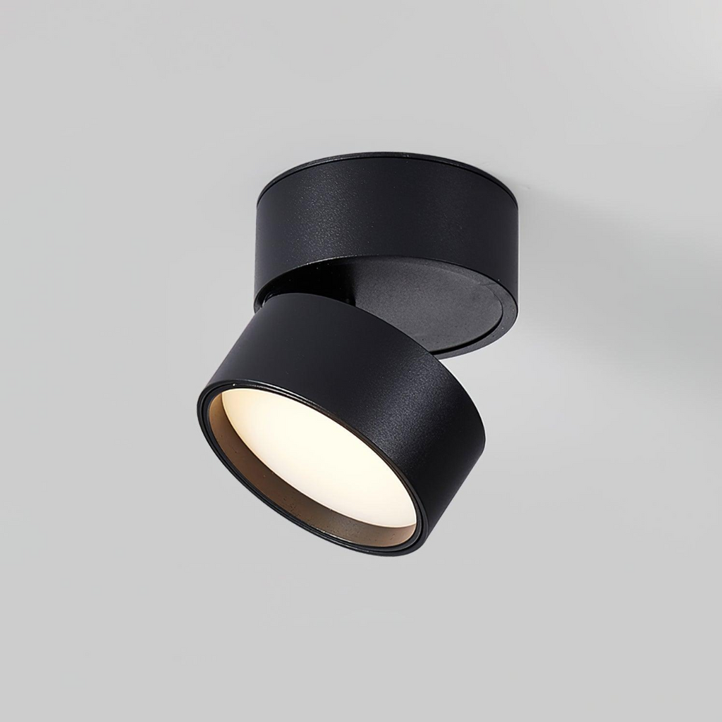 Lampă de tavan LED modernă, rotundă – lumină alb cald 3000K, aluminiu cu profil redus