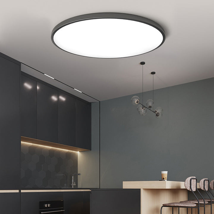 Ronde platte LED-plafondlamp — modern acryl diffuspaneel