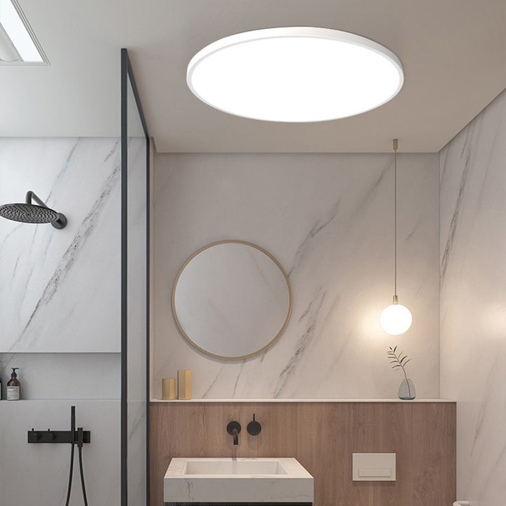 Ronde platte LED-plafondlamp — modern acryl diffuspaneel