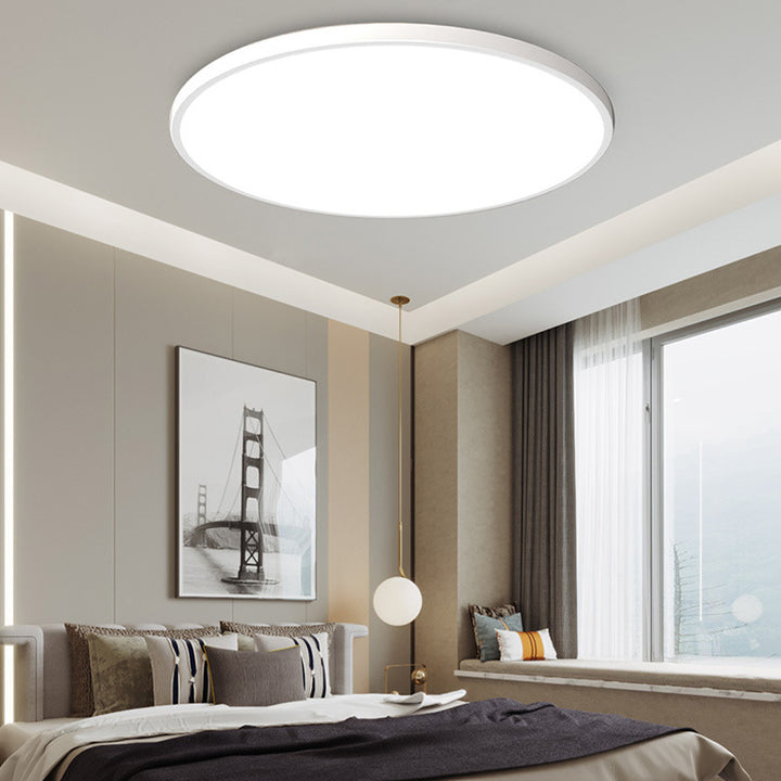 Ronde platte LED-plafondlamp — modern acryl diffuspaneel