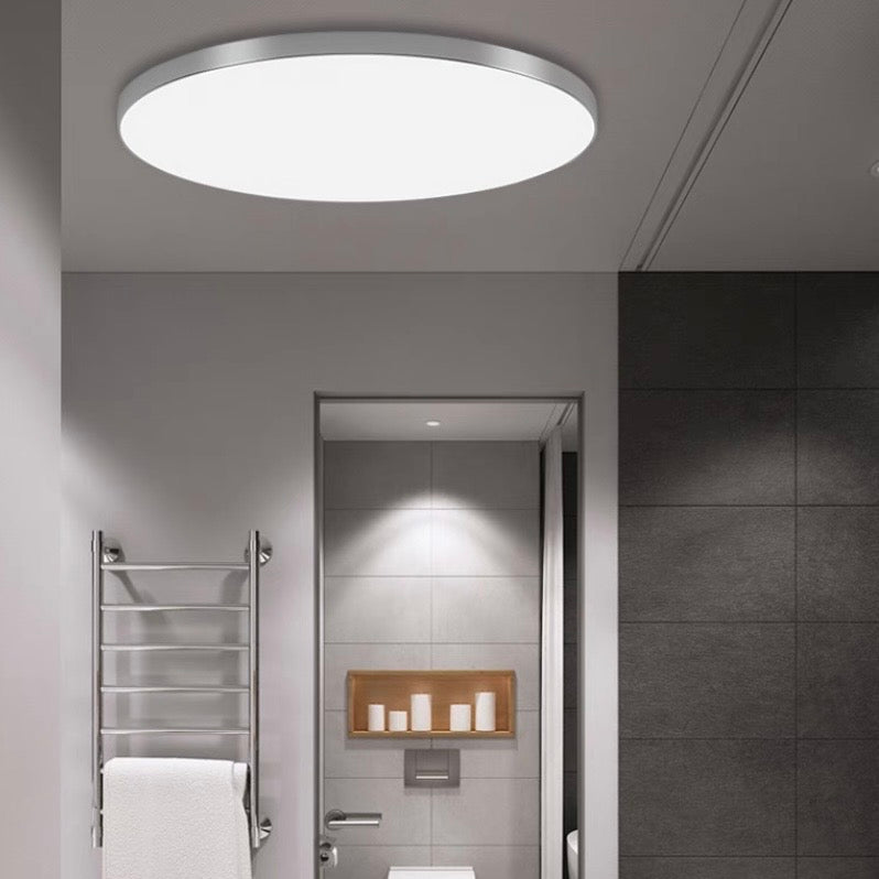 Ronde platte LED-plafondlamp — modern acryl diffuspaneel