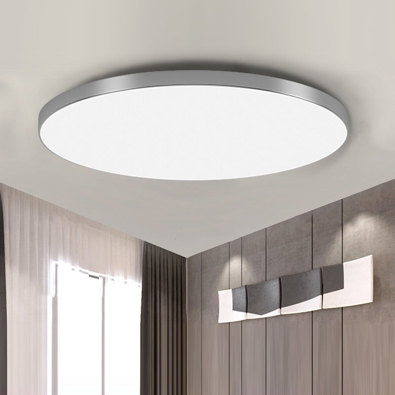 Ronde platte LED-plafondlamp — modern acryl diffuspaneel