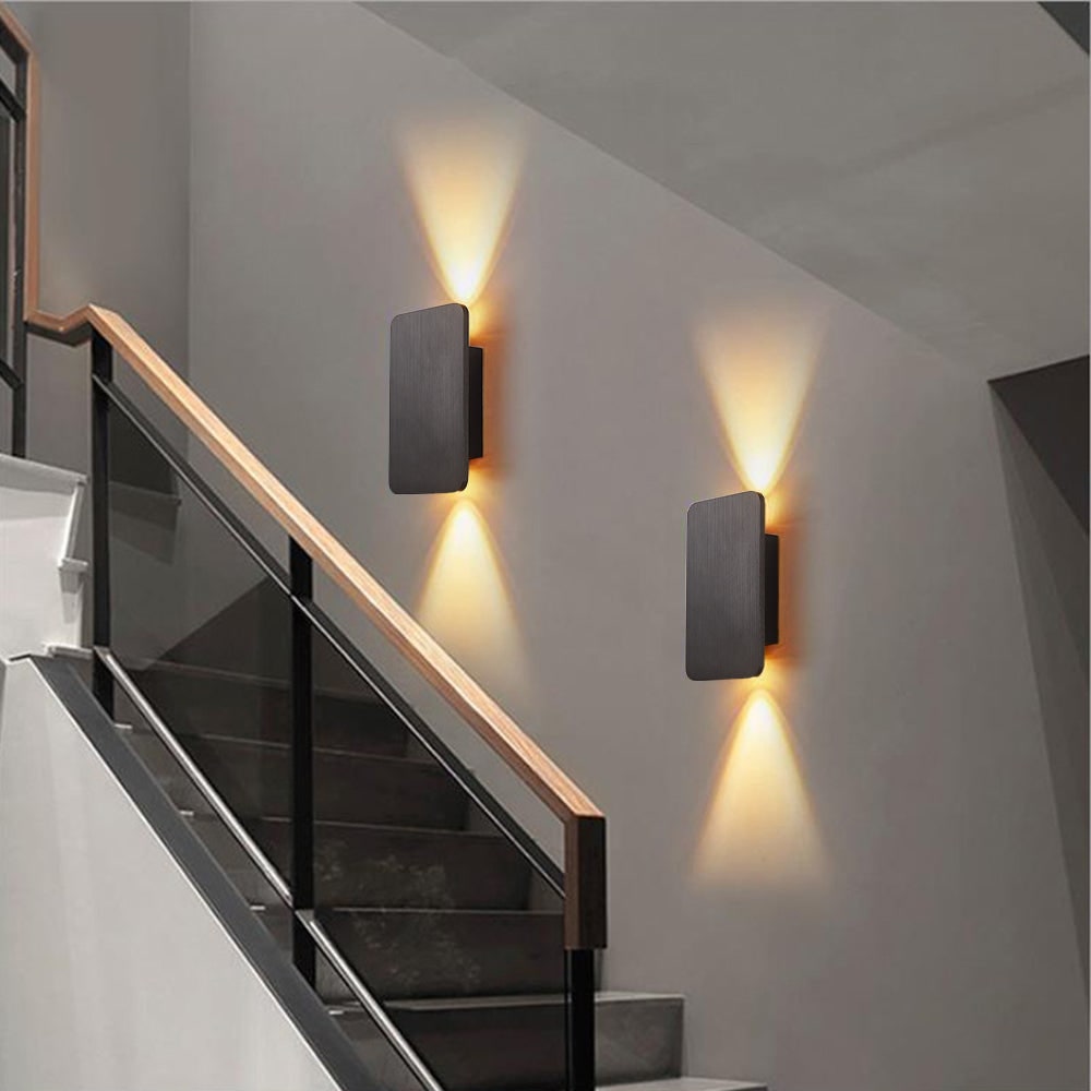 Lampă de perete dreptunghiulară modernă, cu intensitate reglabilă – Lampă de interior elegantă
