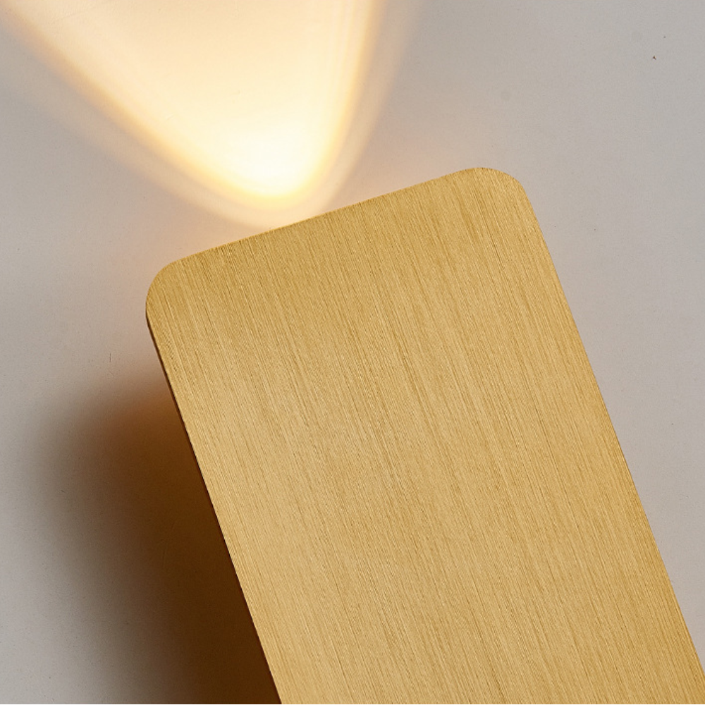 Lampă de perete dreptunghiulară modernă, cu intensitate reglabilă – Lampă de interior elegantă