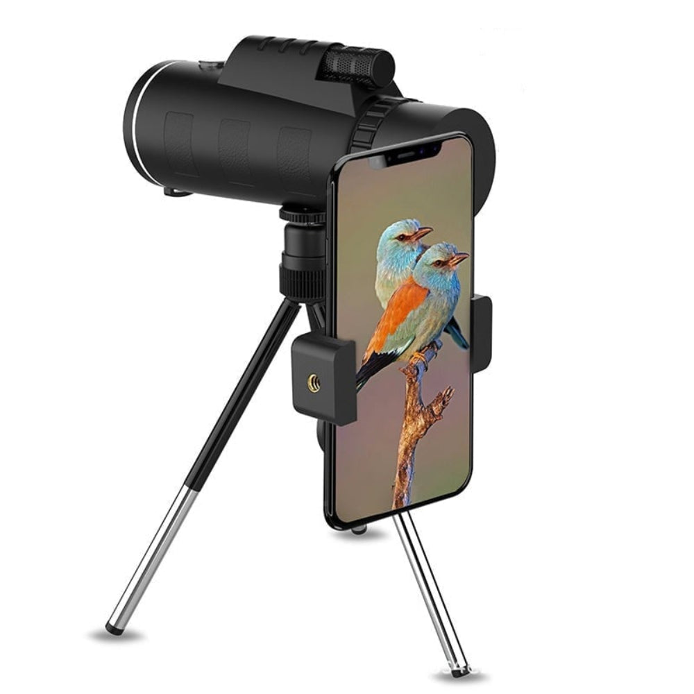 500x Magnification Compact Monocular Telescope — Portable, Wide Visual Angle