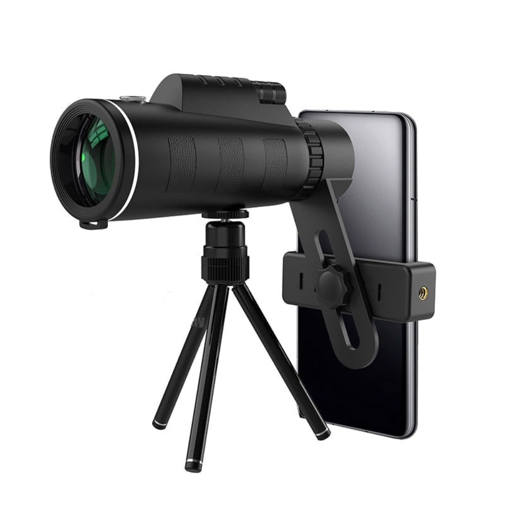 500x Magnification Compact Monocular Telescope — Portable, Wide Visual Angle