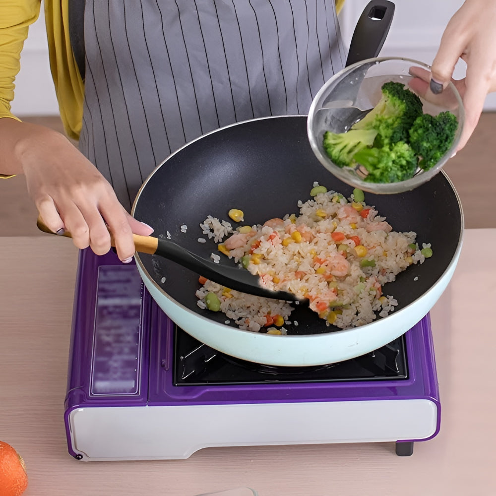 キッチンスプーン＆ターナーセット - かき混ぜ、裏返し、盛り付けに使えるツール