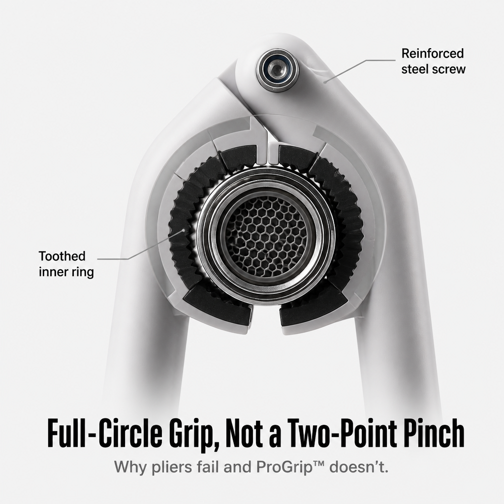 ProGrip Universal Wrench — Free a Stuck Aerator in Under 30 Seconds Without Scratches - Esilora