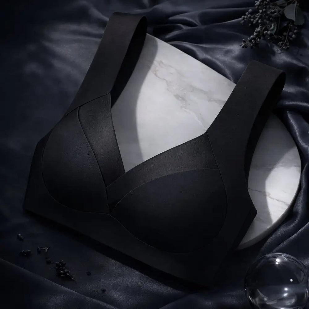 Seamless Push-Up Bra — Wire-Free, Wide Back Panel