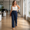 StridaStretch – Pantalon extensible taille haute qui lisse le ventre - Esilora