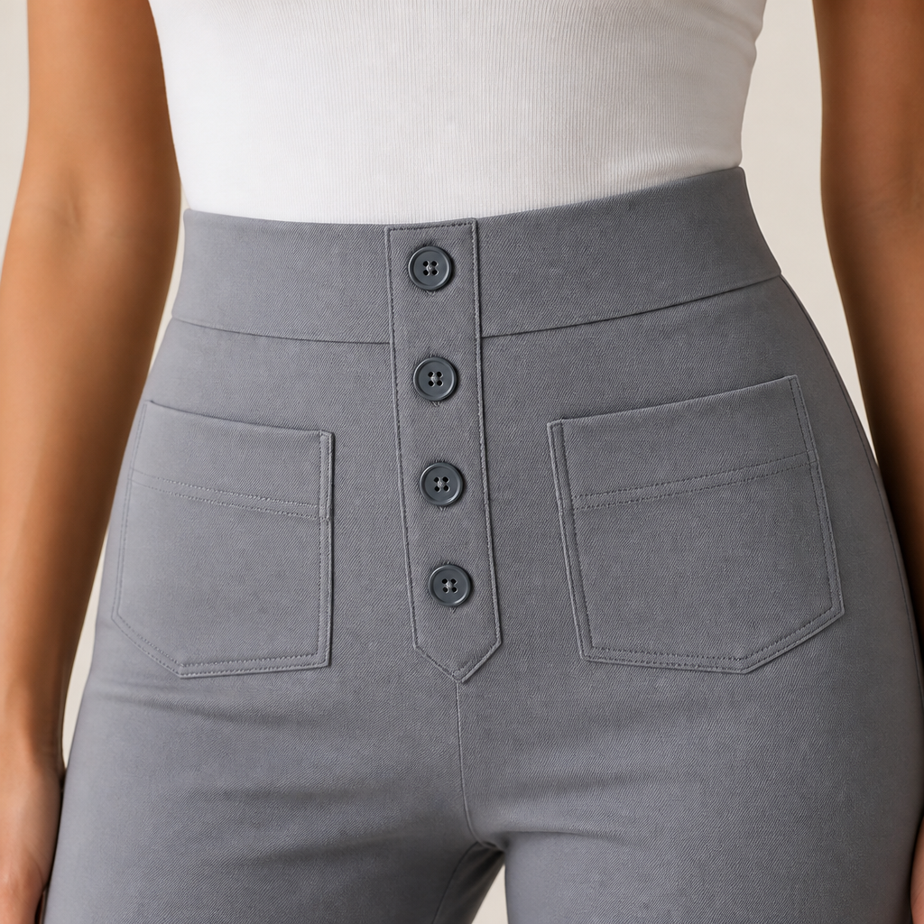 StridaStretch – Pantalon extensible taille haute qui lisse le ventre - Esilora