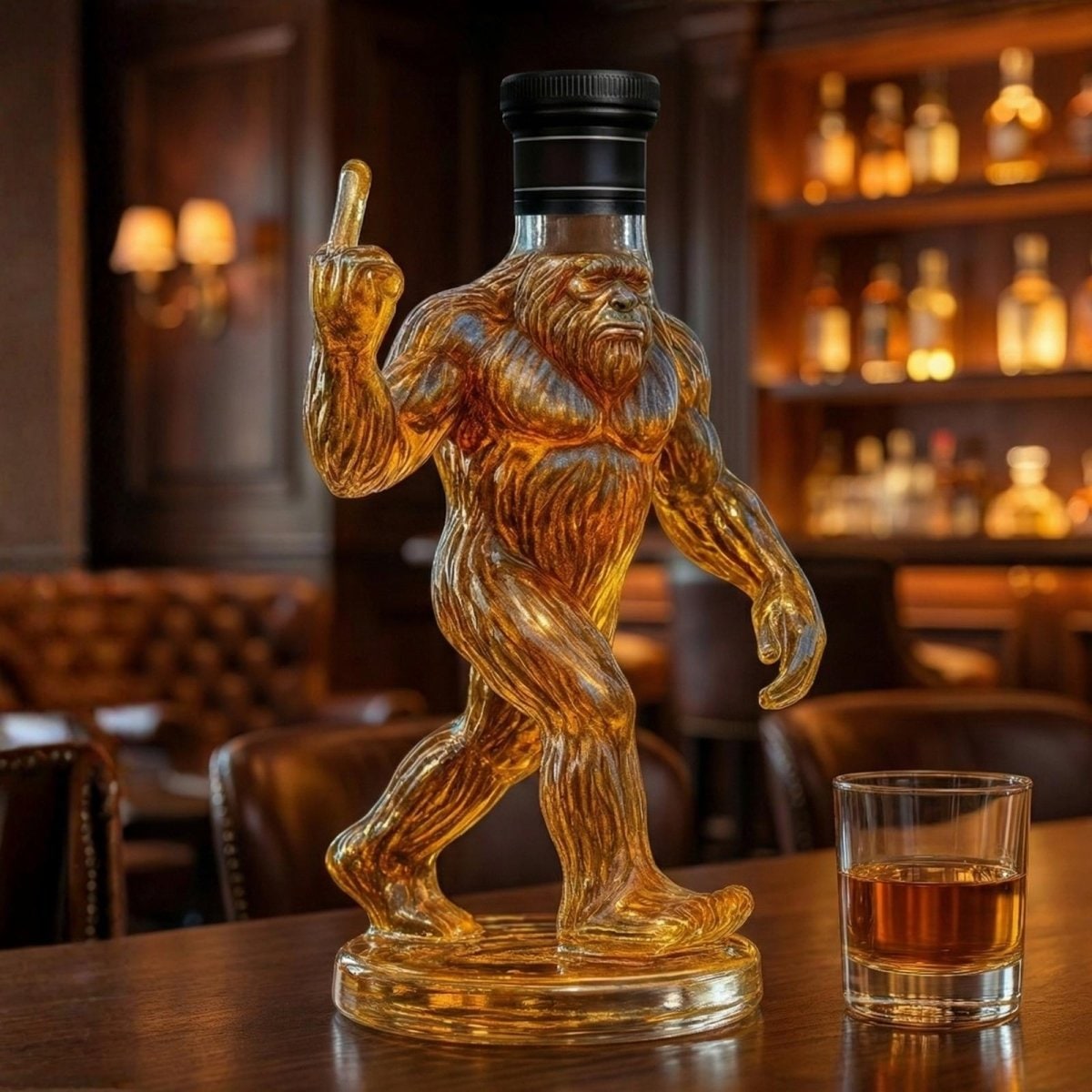 Decanter originale da bar Oktoberfest — accessorio da portata per whisky