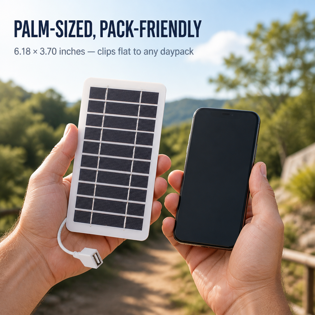 SolaraFlex — Clip On Your Pack, Top Off Power Banks While You Hike - Esilora