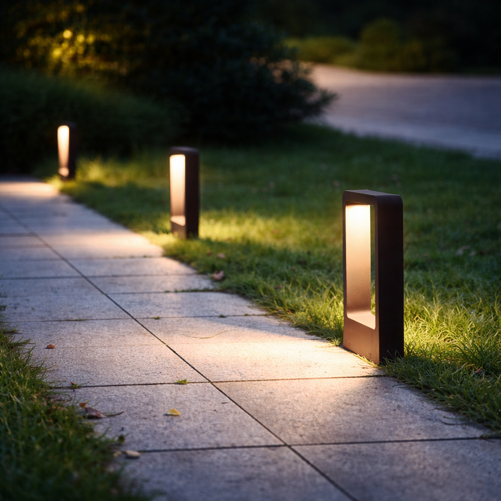 Nowoczesna lampa ścieżkowa LED — trwała, współczesna konstrukcja