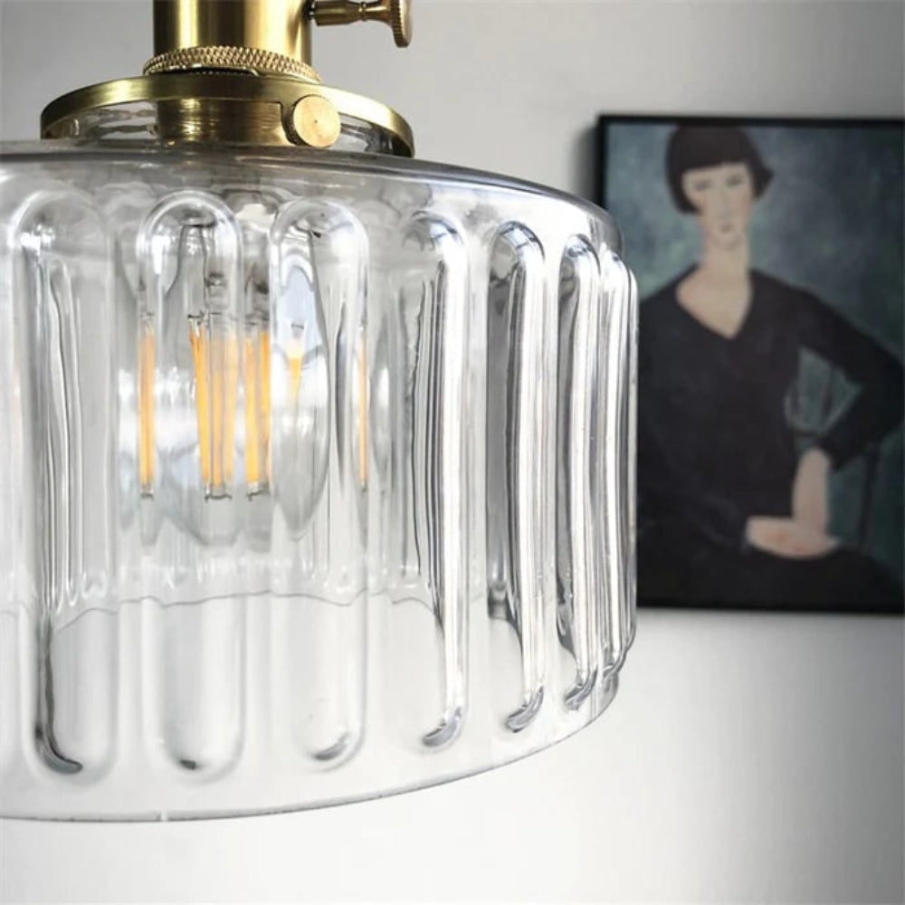 Lampada a sospensione vintage con attacco E27 — altezza regolabile
