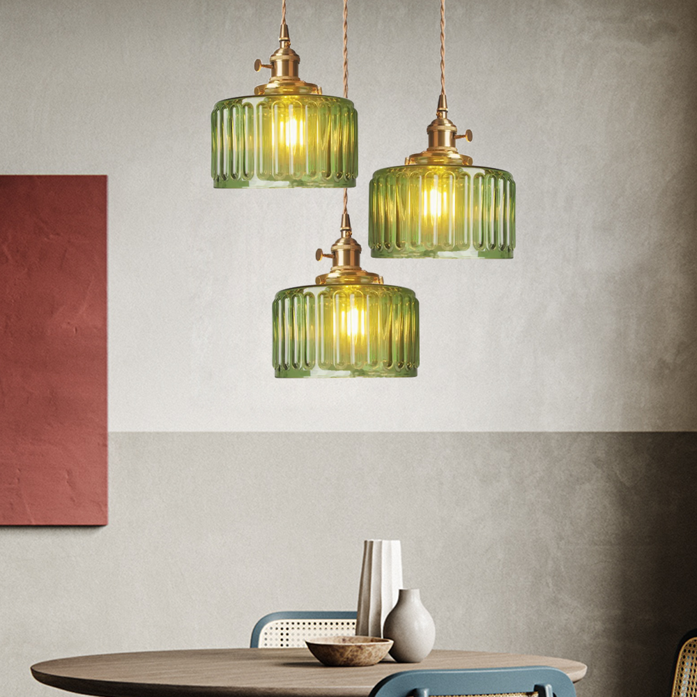 Lampada a sospensione vintage con attacco E27 — altezza regolabile