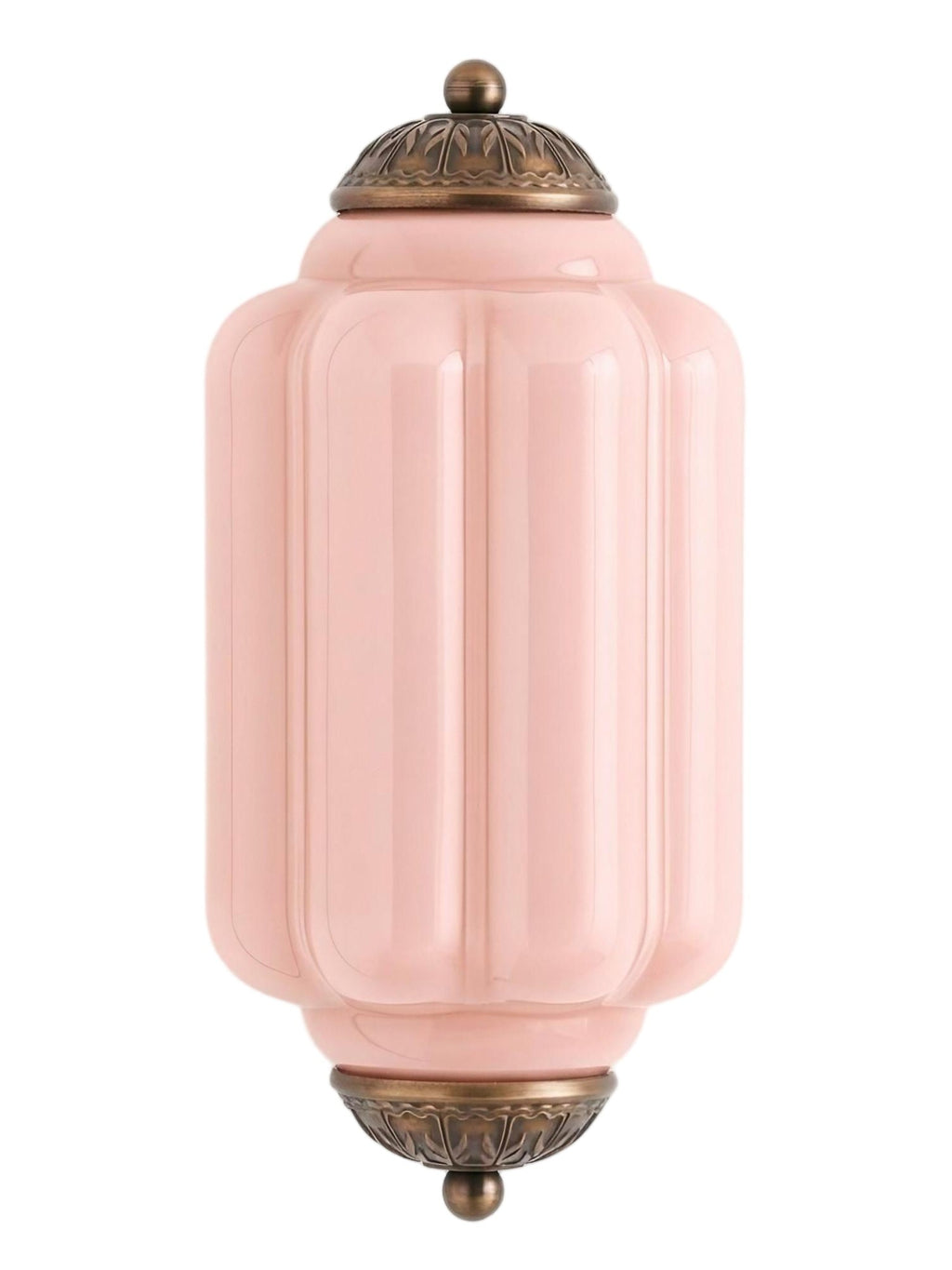 Vintage Milk Glass Flush Eloise Wall Sconce for Bedside Hallway | Esilora