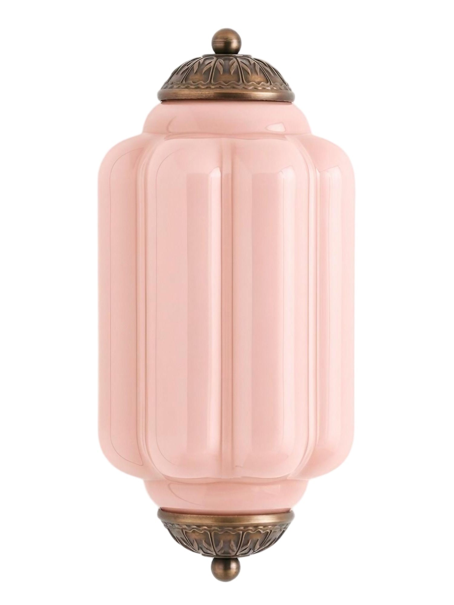 Vintage Milk Glass Flush Eloise Wall Sconce for Bedside Hallway | Esilora