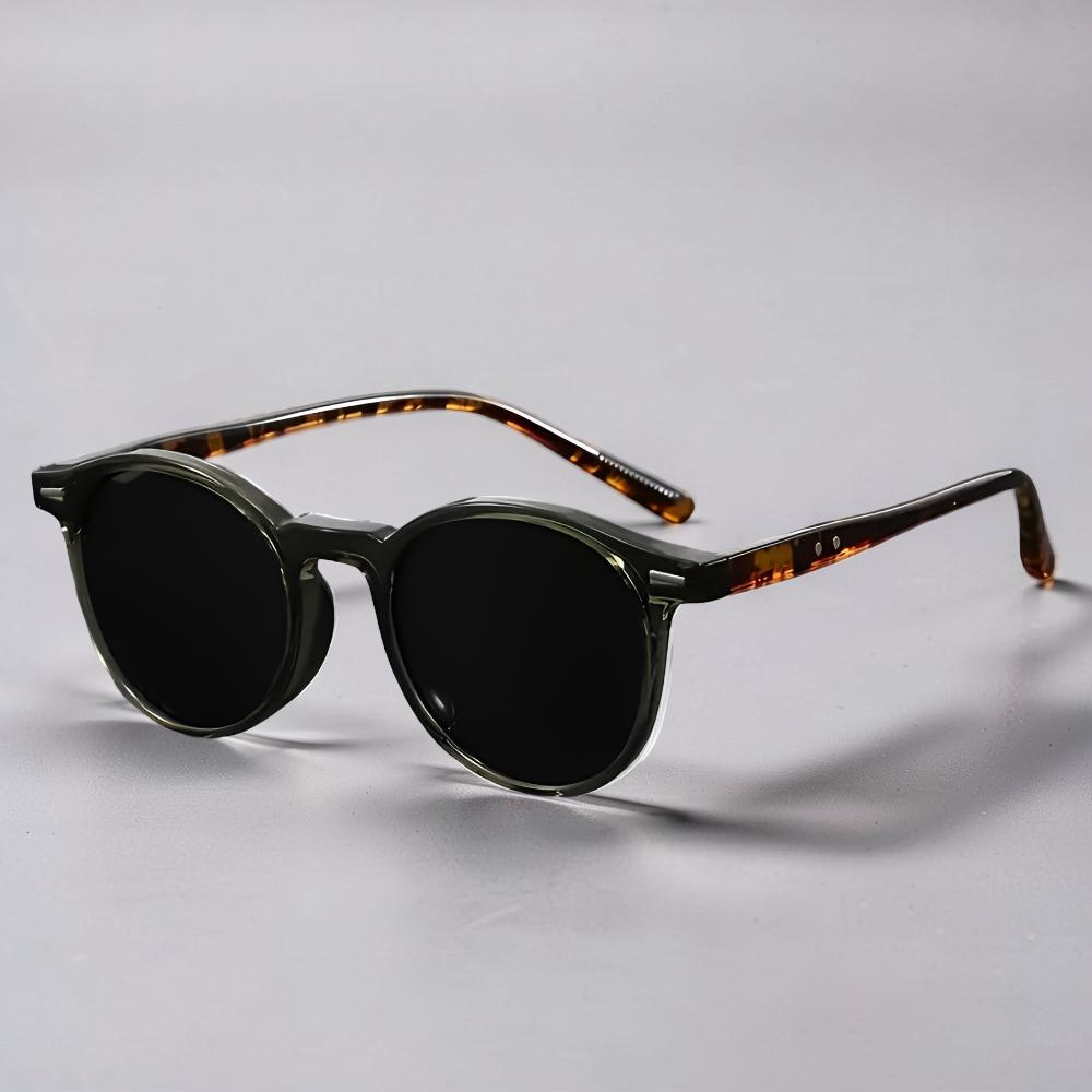 Óculos de sol redondos retro polarizados — proteção UV