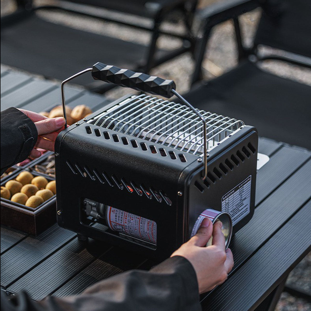 Outdoor Portable Heater Featuring Boiling Capability - Esilora