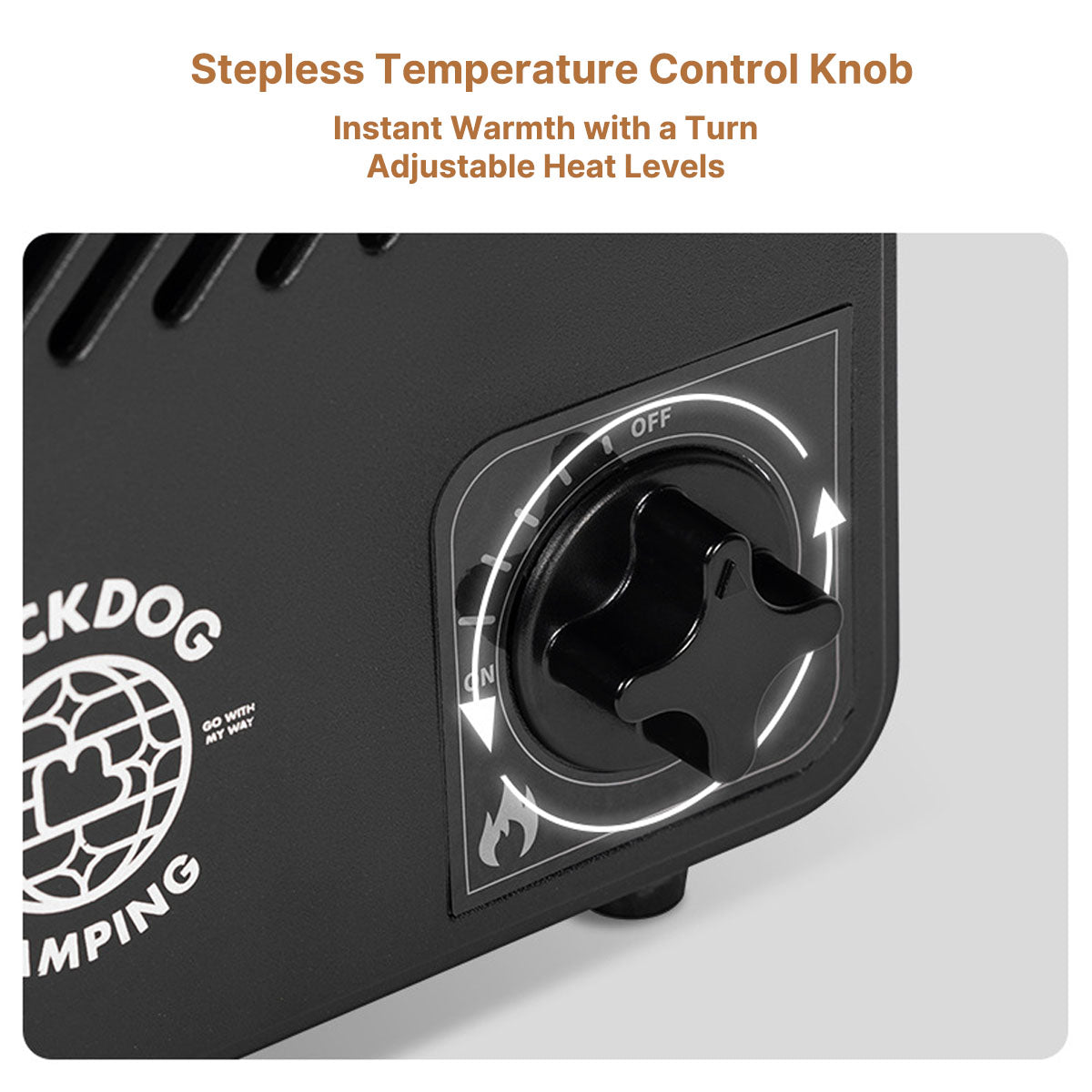 Outdoor Portable Heater Featuring Boiling Capability - Esilora