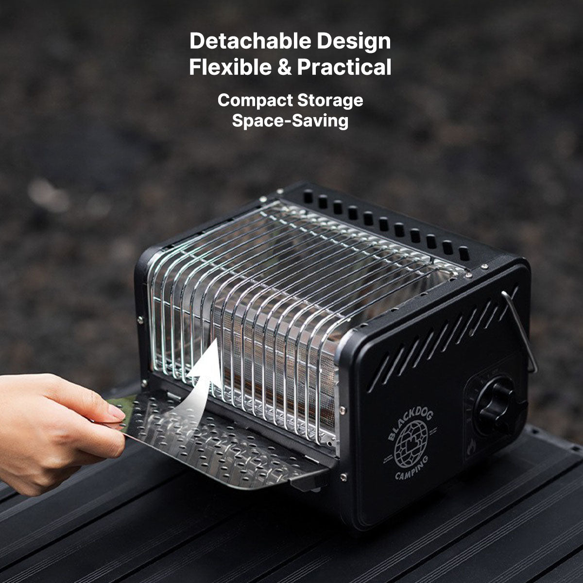 Outdoor Portable Heater Featuring Boiling Capability - Esilora