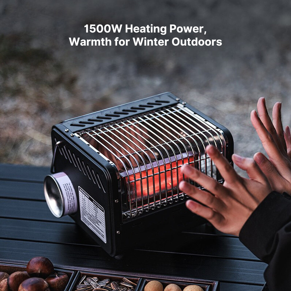 Outdoor Portable Heater Featuring Boiling Capability - Esilora