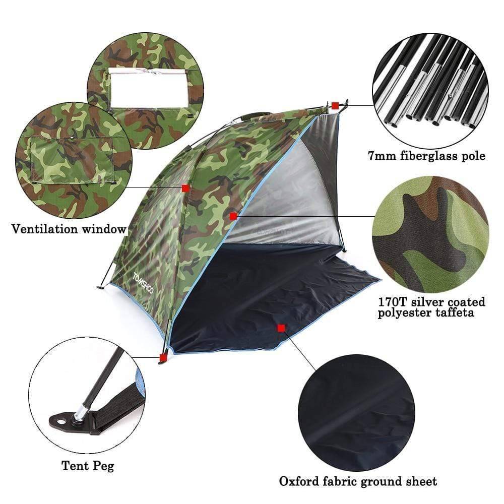 Sunshade Tent Shelter for Portable Outdoor Camping - Esilora
