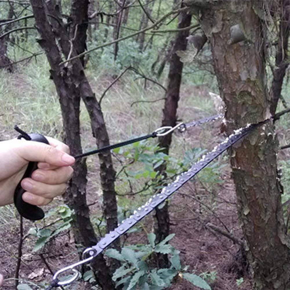 Hordozható láncfűrész szabadtéri kempingezéshez és túlélési helyzetekhez – Esilora