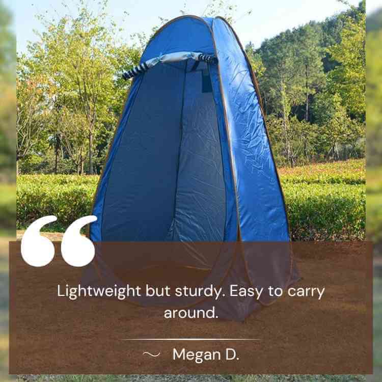 Privacy Tent for Outdoor Use - Portable Pop-Up Shelter - Esilora