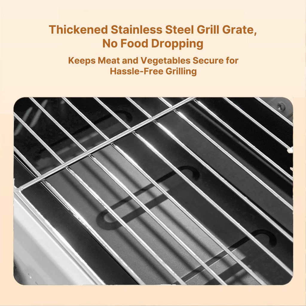 Stainless Steel Portable Grill for Camping and Outdoor Cooking - Esilora