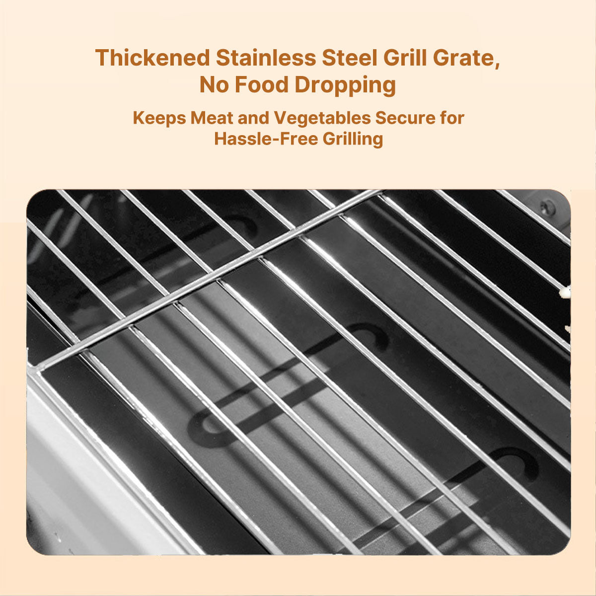 Stainless Steel Portable Grill for Camping and Outdoor Cooking - Esilora