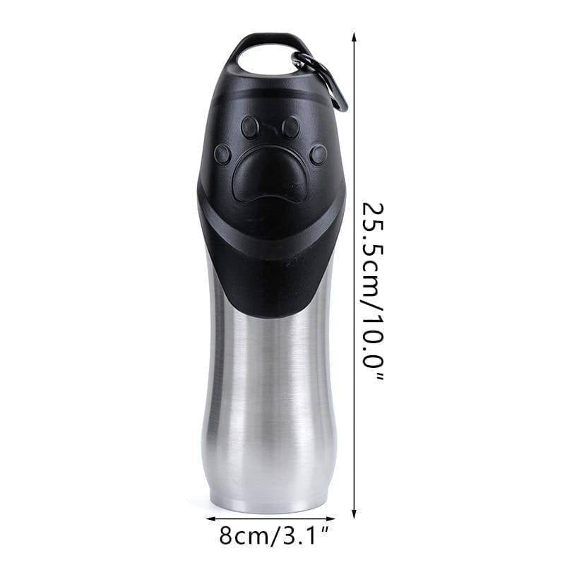 Botella portátil de acero inoxidable para agua de mascotas, para exterior - Esilora