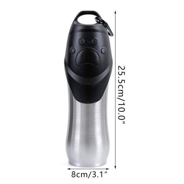 Outdoor Pet Water Bottle in Portable Stainless Steel - Esilora