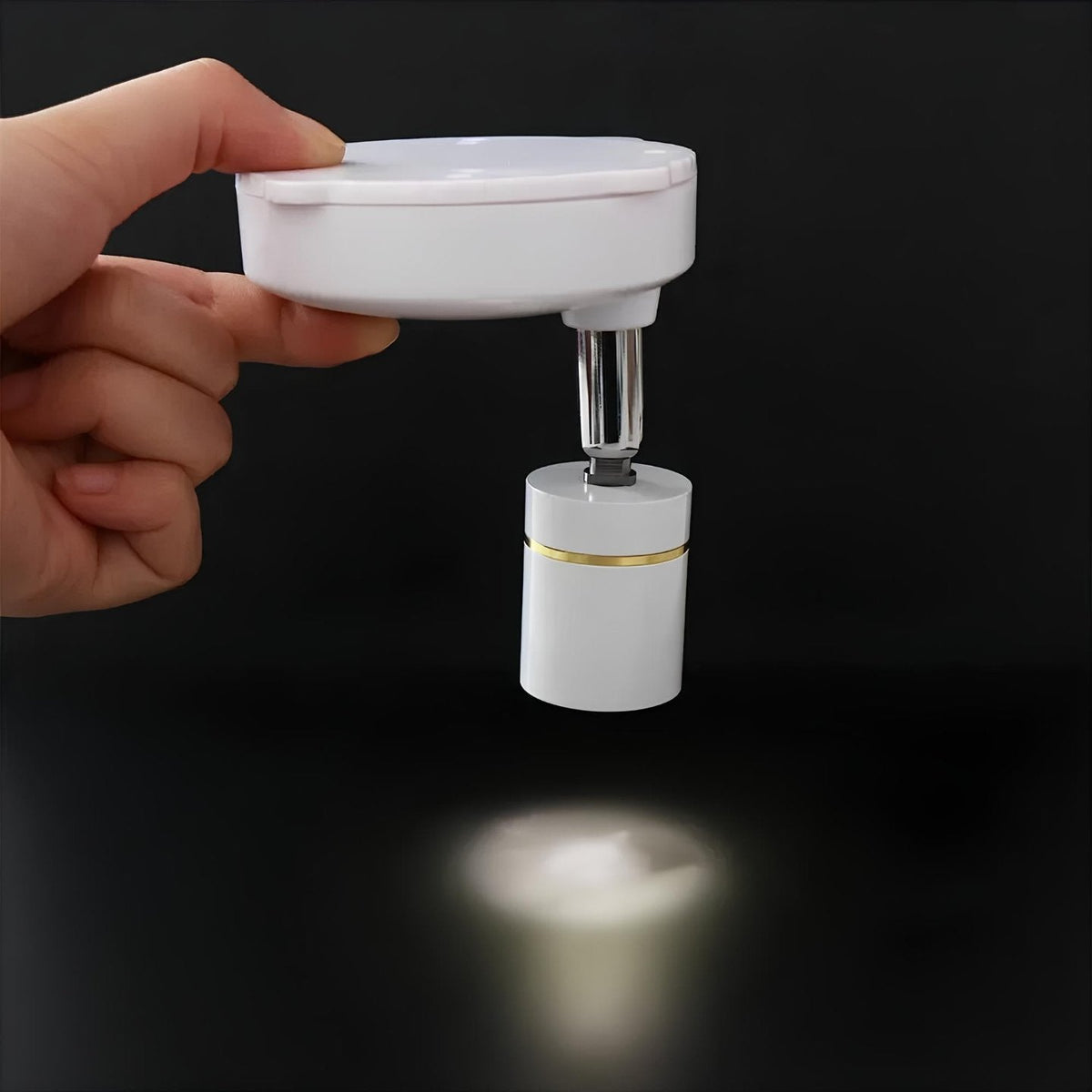 Dimmable LED Wall Light — Wireless Remote Control and Adjustable Aim
