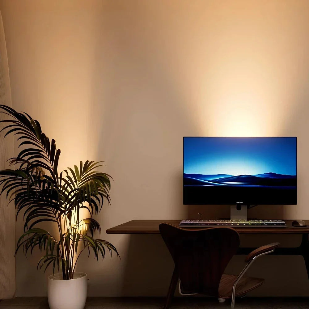 Dimmable LED Wall Light — Wireless Remote Control and Adjustable Aim