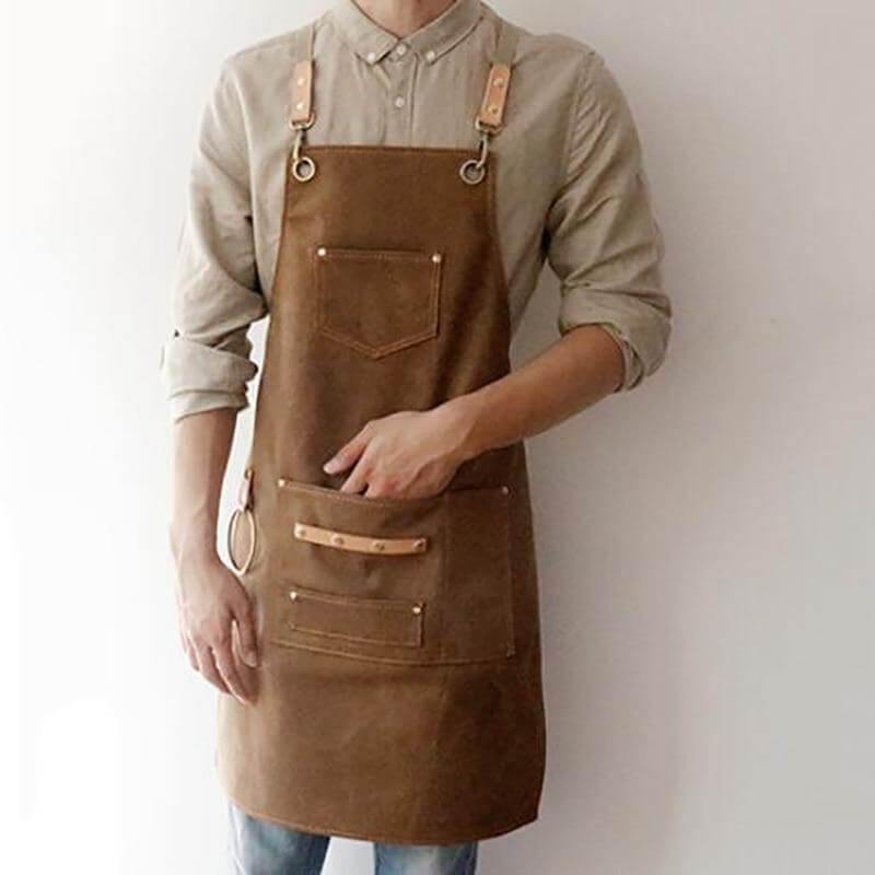 Aurora Brand Vintage Chef Apron Classic Kitchen Attire