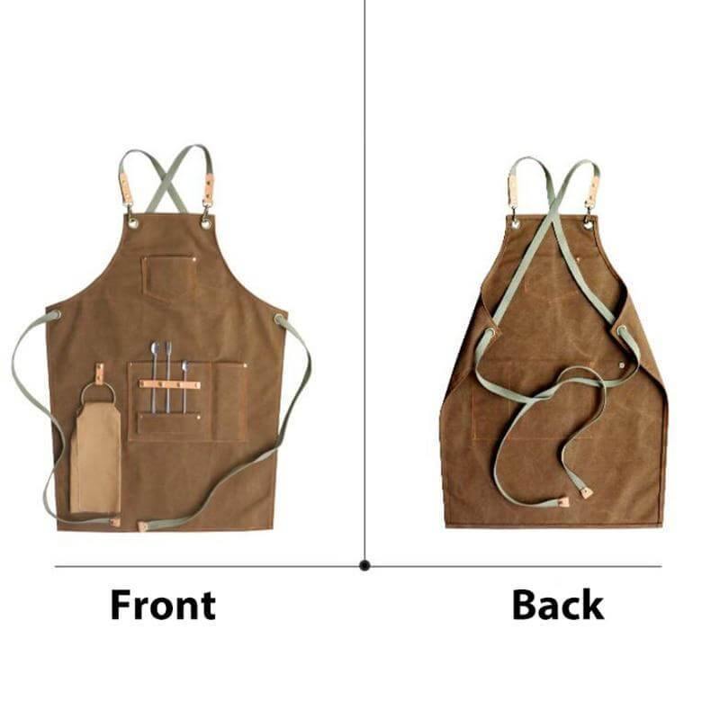 Aurora Brand Vintage Chef Apron Classic Kitchen Attire
