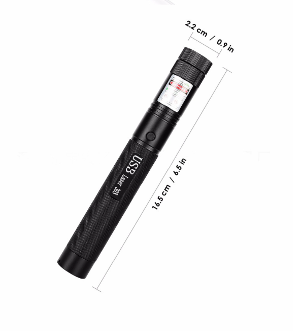Indicator laser metalic cu rază lungă — fascicul de 10,000m