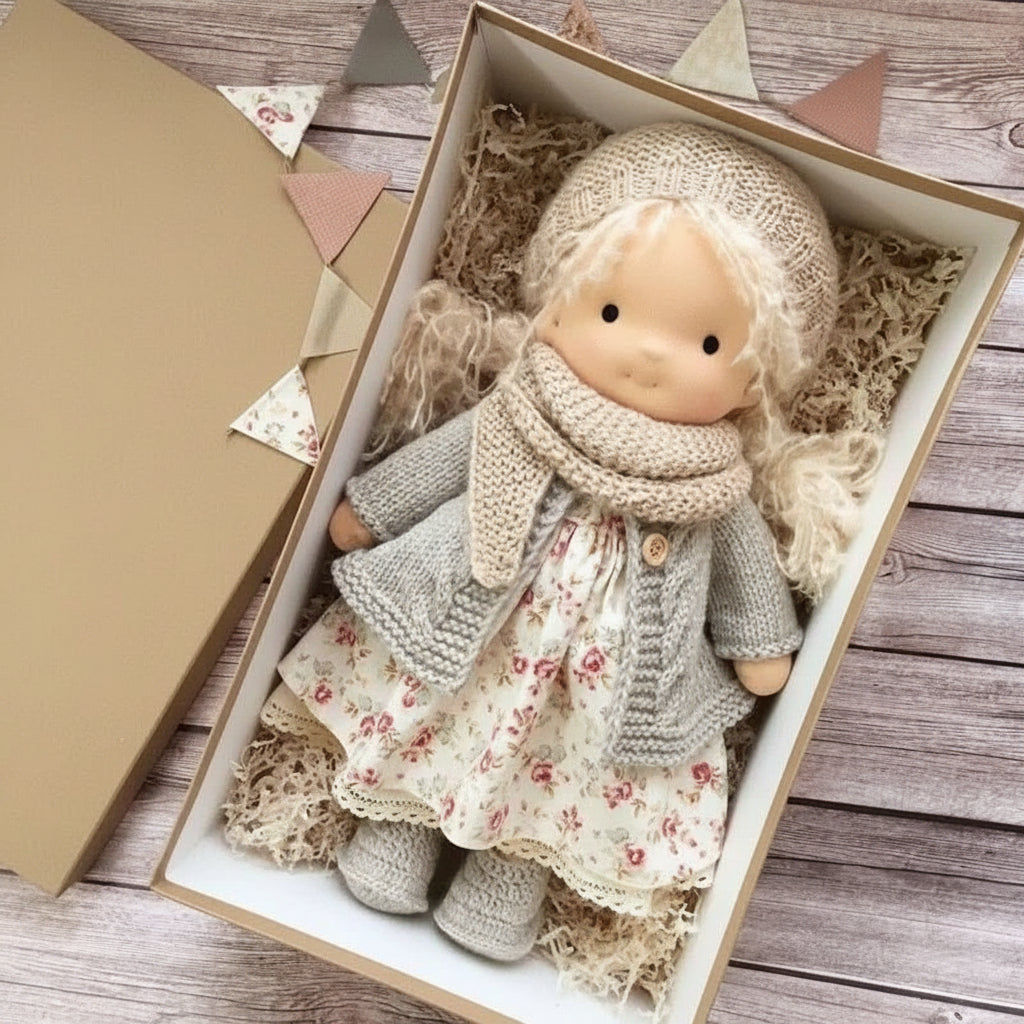 Baba-kiegészítő ajándékdoboz — gondosan összeállított díszdoboz