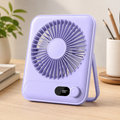 Ventilador de escritorio compacto con USB — Batería recargable