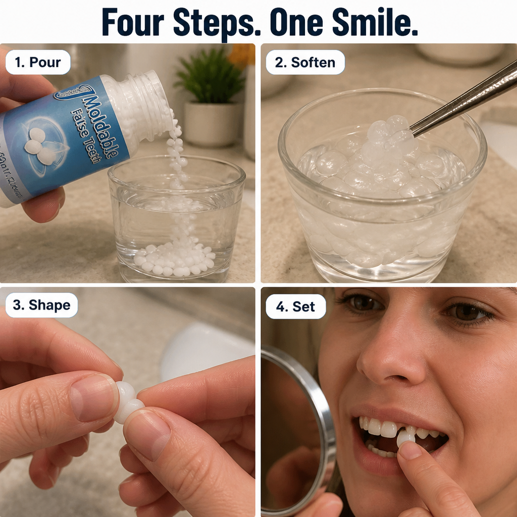 SmileSculpt — عالج الشقوق والفجوات والأسنان المفقودة في 5 دقائق فقط - Esilora