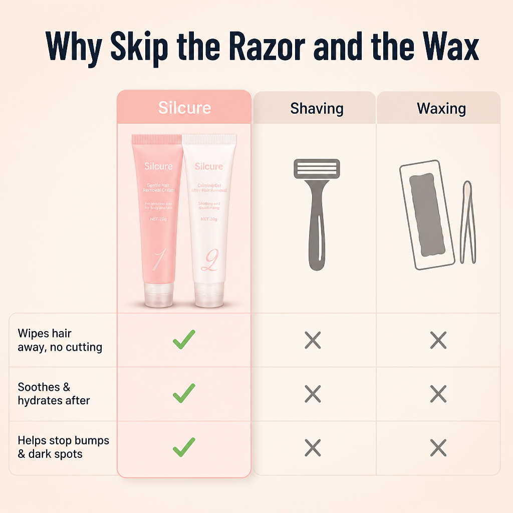Silcure — Remove Facial Hair and Repair Your Skin in One Two-Step Sitting - Esilora