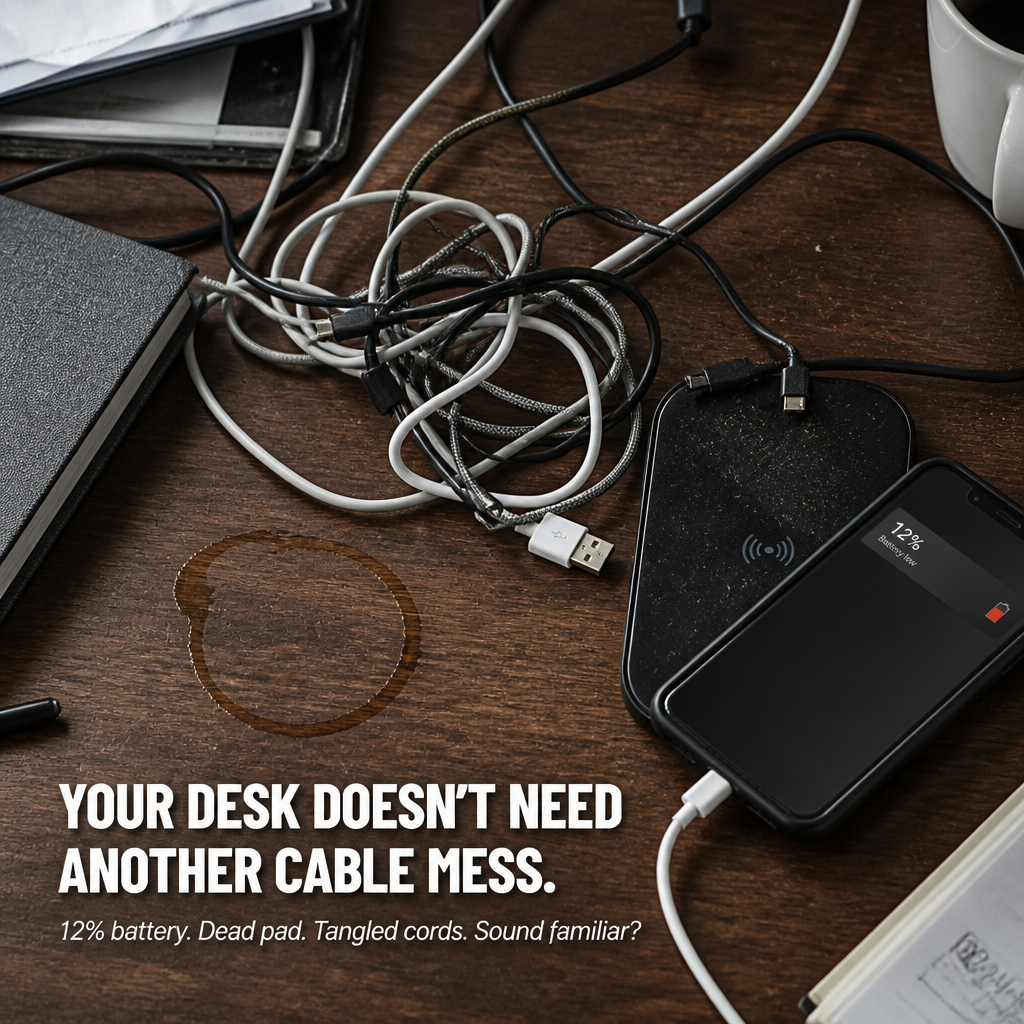 PowerPad Pro — Charge, Cradle, And Amplify Your Phone In One Compact Stand - Esilora