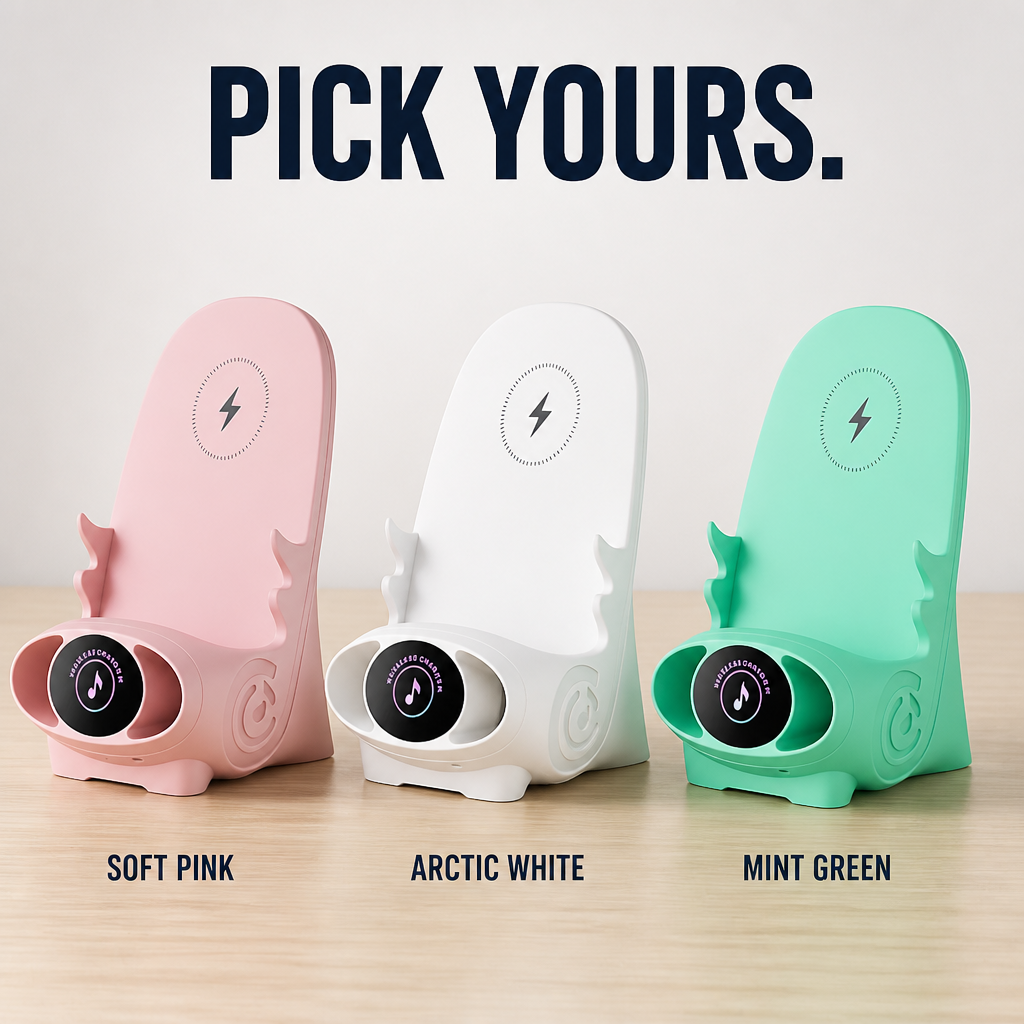 PowerPad Pro — Charge, Cradle, And Amplify Your Phone In One Compact Stand - Esilora